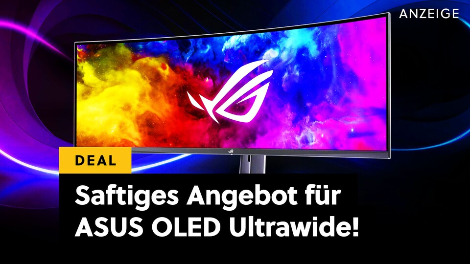 Der ASUS ROG Swift PG49WCD ist außergewöhnlich in jeder Hinsicht – vom OLED-Display bis zum 32:9-Seitenverhältnis.