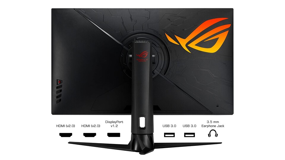 Kompatibel für jeden Zweck: Der ASUS ROG Swift PG329Q besitzt jeden Anschluss für beste PC Gaming-Konnektivität.