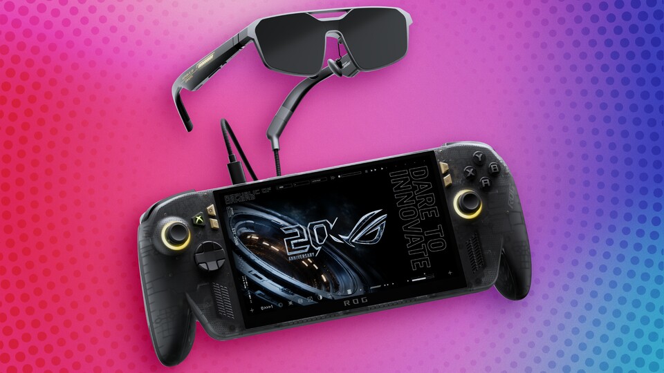 Der neue Asus ROG Xbox Ally X20 kommt mit OLED-Bildschirm und AR-Brille. (Bildquelle: Asus)