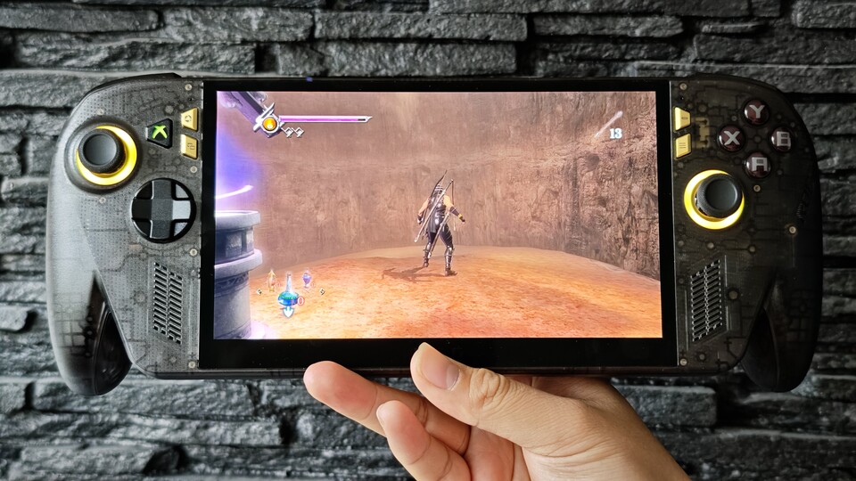 Der OLED-Bildschirm sieht fantastisch aus. (Bildquelle: Duy Linh DinhGameStar Tech)