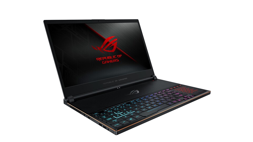 Das ROG Zephyrus S GX531 ist laut Asus das dünnste Gaming-Notebook mit GTX 1070 Max-Q