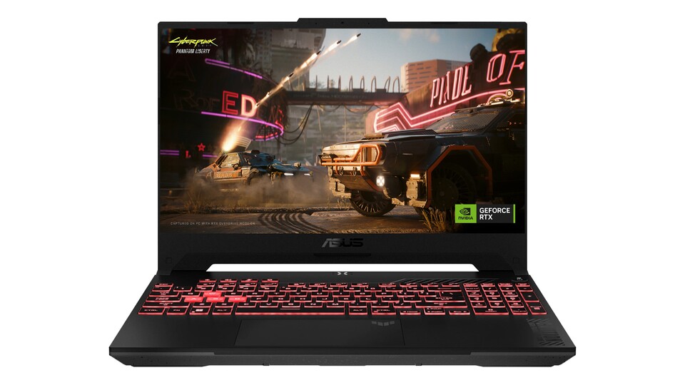 Dank des integrierten Nummernblocks eignet sich das ASUS TUF Gaming A15 auch hervorragend für Office-Arbeiten!