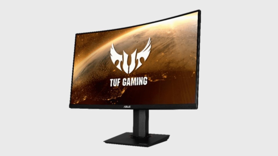 Der TUF VG32VQ von Asus soll als weltweit erster Gaming-Monitor den gleichzeitigen Einsatz von Freesync und Anti-Motion-Blur-Technik bieten.