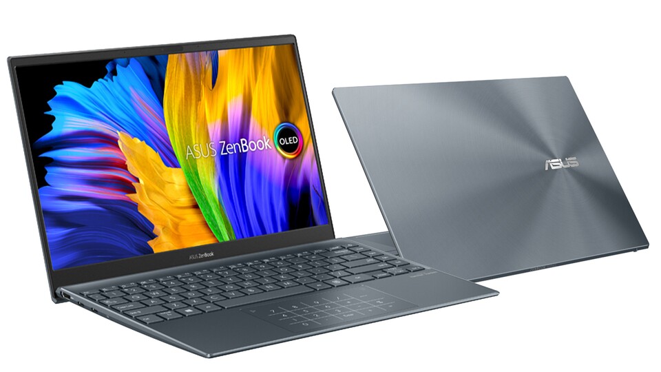 Das ASUS ZenBook 13 OLED verfügt über ein spezielles Touchpad, das ebenfalls als Ziffernblock genutzt werden kann.