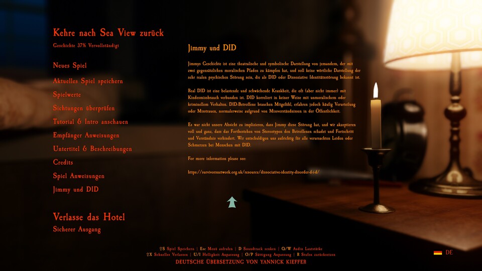At Dead of Night ist keine realistische Darstellung von DIS.