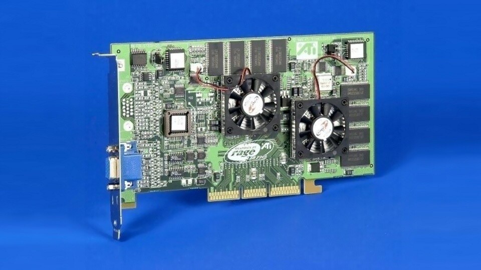 Die ATI Rage Fury Maxx wurde 1999 veröffentlicht.