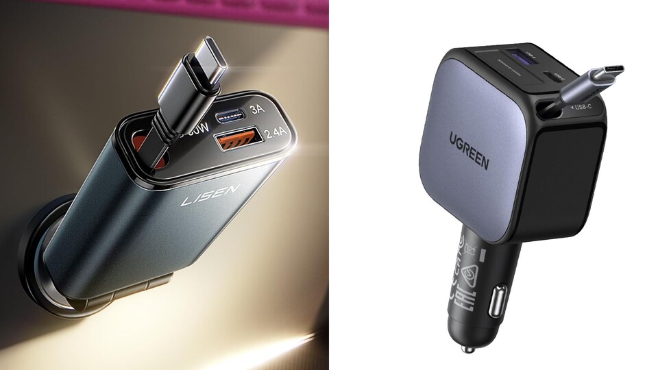 Falls ihr kein iPhone-Kabel braucht, könnt ihr an Größe und Kosten sparen, indem ihr ein Modell mit nur einem USB-C-Kabel holt.