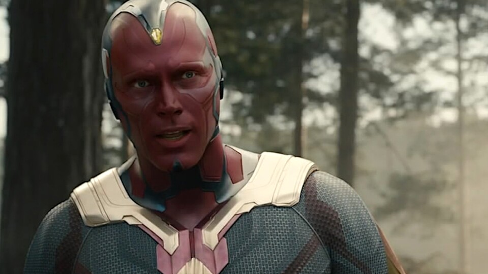 Im MCU führt Vision eine Beziehung mit Wanda Maximoff. Bildquelle: Marvel StudiosDisney