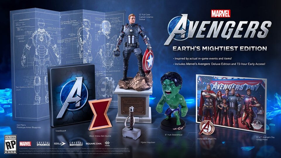 So sieht die Collector's Edition zu Marvel's Avengers aus.