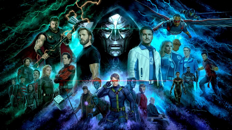 Für dieses Artwork ist der Künstler Andy Park verantwortlich, der viele Jahre als Director of Visual Development für Marvel gearbeitet hat. Es handelt sich um sein letztes Werk für die Superhelden-Schmiede, da Park ebenfalls von der großen Entlassungswelle bei Disney im April 2026 betroffen ist. Bildquelle: DisneyMarvel Studios