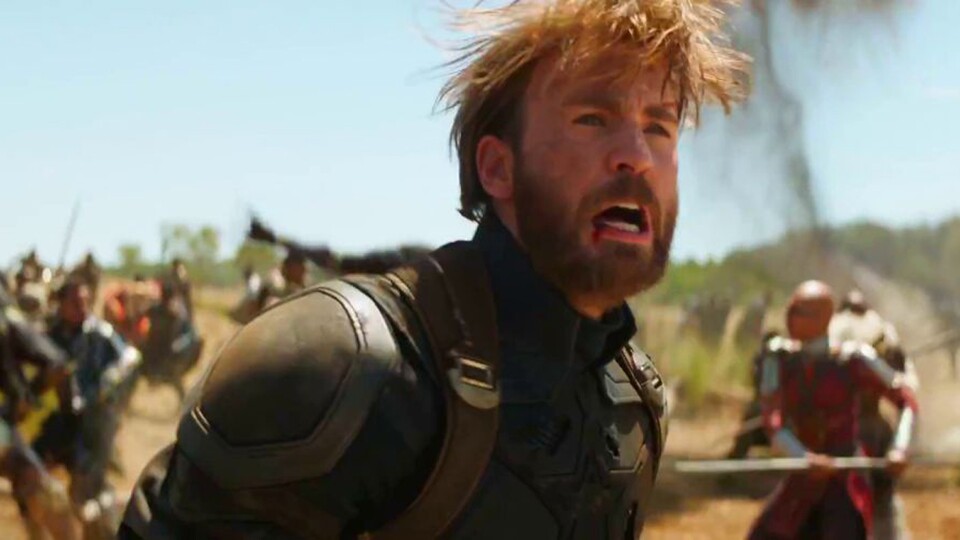 Und so sehen wir Captain America in Avengers: Infinity War wieder.