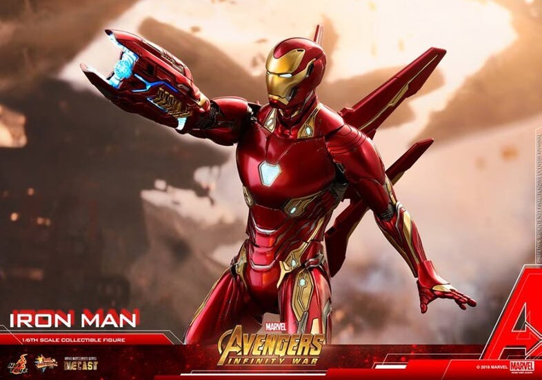 Die ersten Merchandise Produkte zu Avengers: Infinity War enthüllen Iron Mans neue Rüstung mit Flügeln.