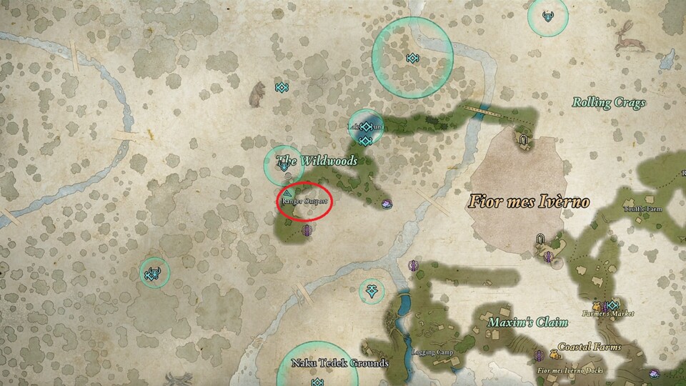 Die zweite Erinnerung findet ihr westlich von Fior auf dem Dach des Ranger-Außenpostens.