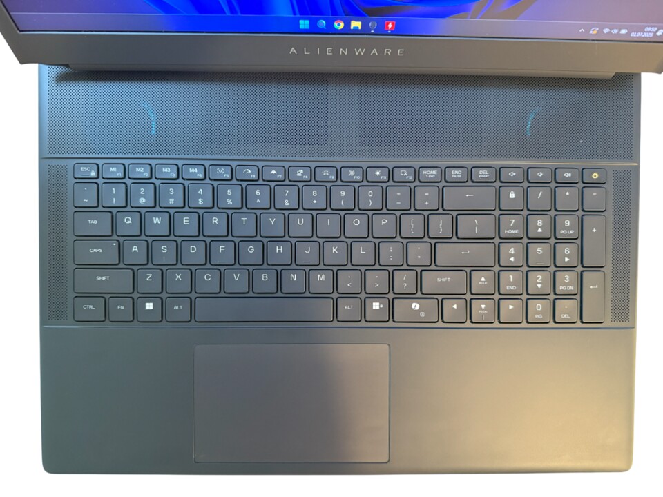 Die hervorragende Tastatur des Testgerätes ist mit mechanischen CherryMX-Switches ausgestattet.