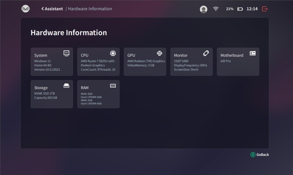Die Hardware im Ayaneo ist potent und braucht sich nicht vor dem Steam Deck zu verstecken.
