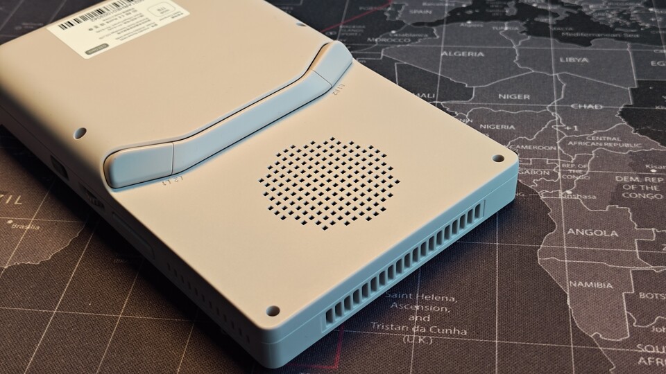 Der Lüfter des Ayaneo Pocket DMG. Bei maximaler Einstellung ist er ziemlich laut. Diese ist zum Glück nur selten notwendig.