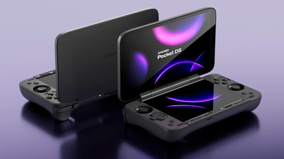 Viele Ayaneo-Handhelds lassen sich zunächst nur über Indiegogo vorbestellen. Hier abgebildet ist der Ayaneo Pocket DS – ein Android-Handheld mit zwei großen Bildschirmen und schneller Hardware. (Bildquelle: Ayaneo)