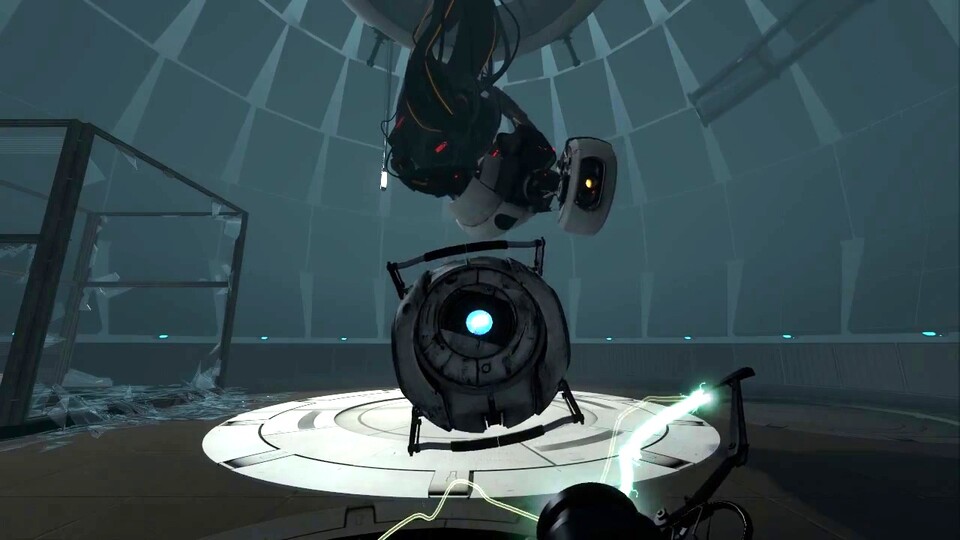 Ob Glados oder Wheatley macht nicht wirklich einen Unterschied. Beide Roboter wollen uns grillen.