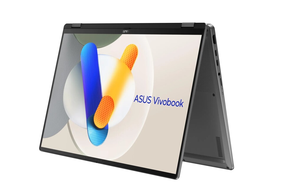 Dank seinem Touchscreen und einem besonderen Scharnier, könnt ihr das Asus Vivobook 16 Flip auch als Tablet nutzen. (Quelle: Asus)