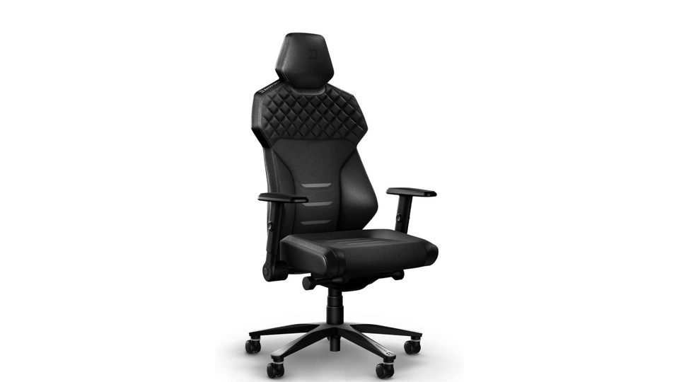 Der Backforce One hat in der Basisversion zwar eine Synchronmechanik, allerdings nur 2D-Armlehnen. Für 499 Euro gibt es den Stuhl bei Amazon.*