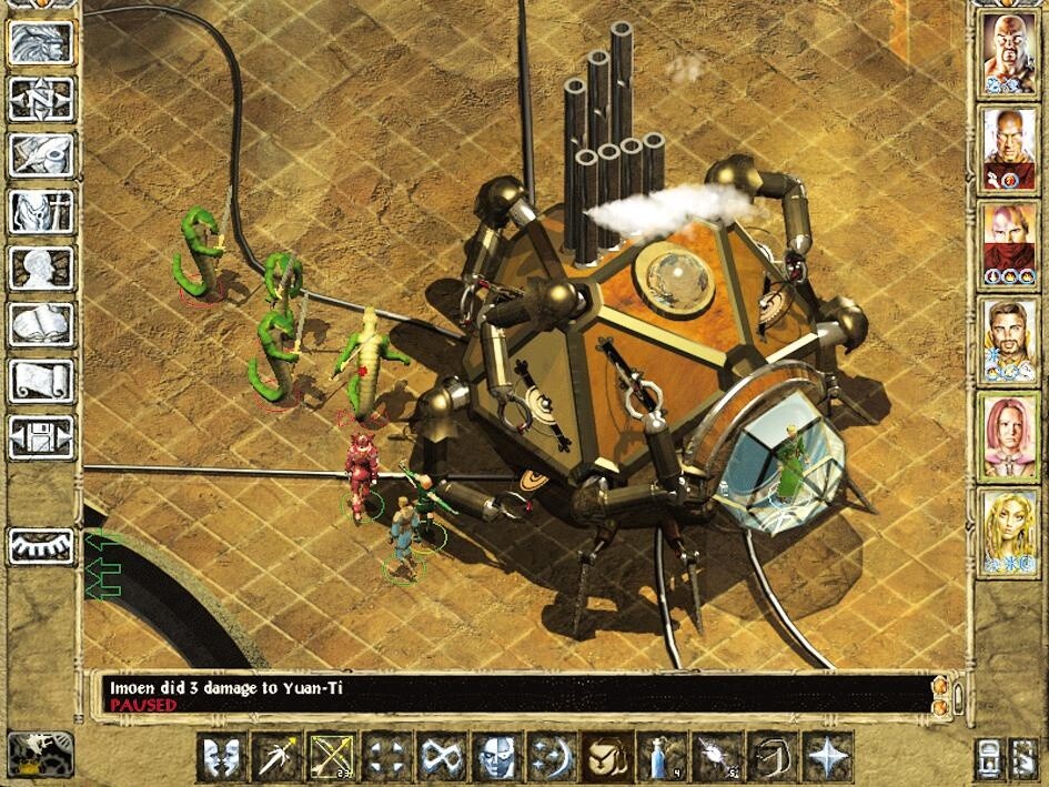 Ein Besuch im Bonus-Dungeon Watcher's Keep lohnt sich: Die Maschine des irren Lun verbessert bei richtiger Bedienung einzelne Charakterwerte.