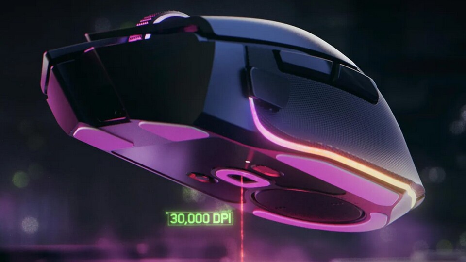 Mit bis zu 30.000 DPI könnt ihr die Geschwindigkeit der Maus exakt an eure Bedürfnisse anpassen.