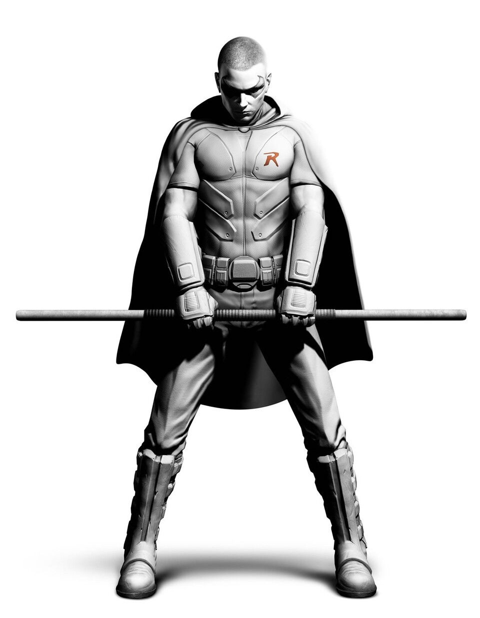 Mit der Kapuze erinnert das Kostüm zwar mehr an Damian Wayne, in Arkham City steckt aber Tim Drake hinter der Robin-Maske.