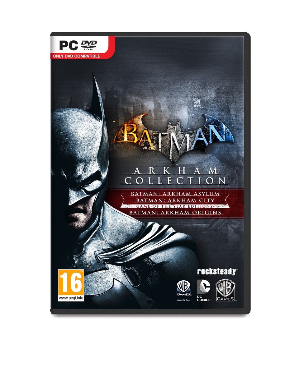 Der Packshot von der Batman: Arkham Collection