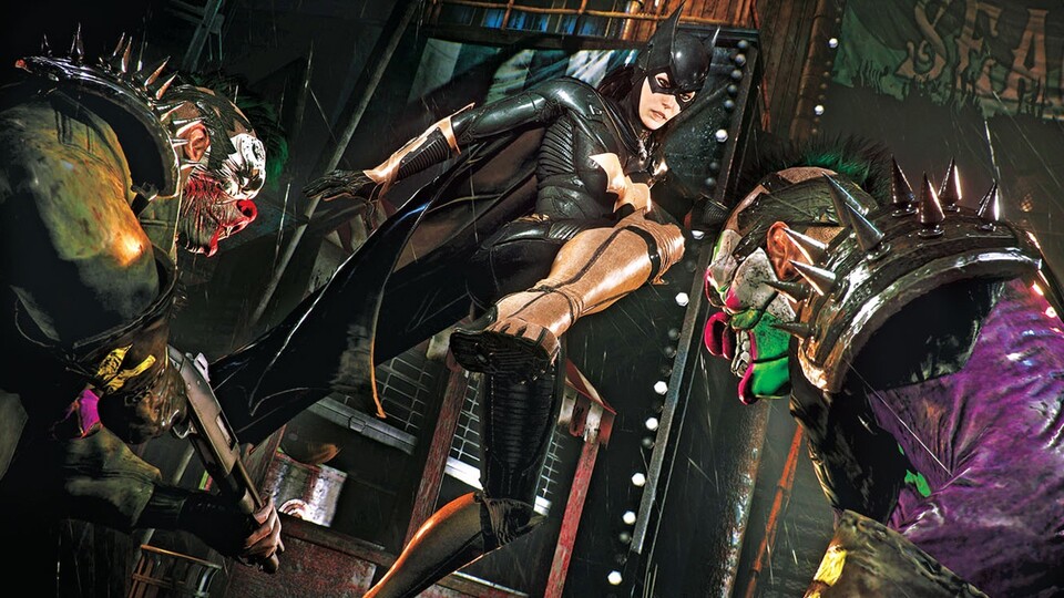 Batgirl spielt auch in diversen Videospielen mit, wie hier in Batman: Arkham Knight.