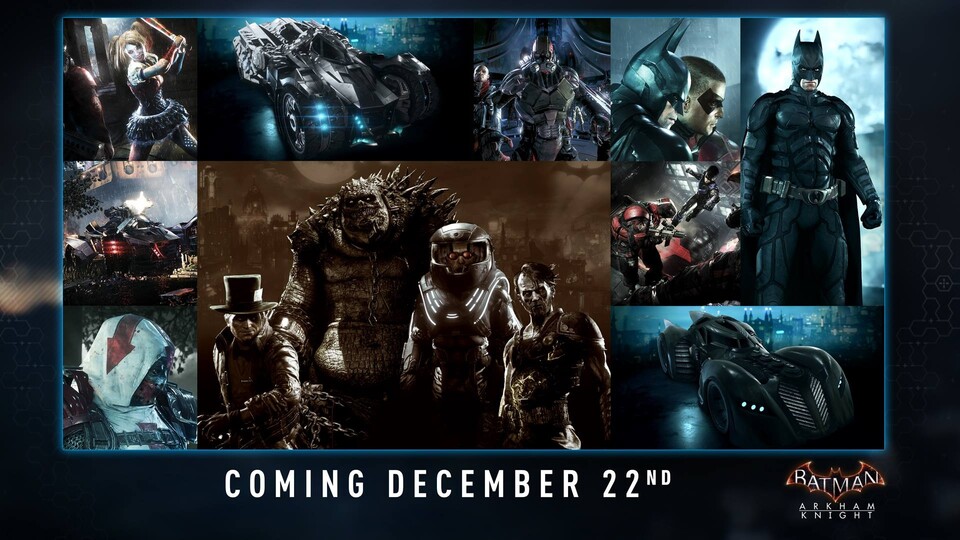 Batman: Arkham Knight bekommt am 22. Dezember 2015 neue Inhalte. 