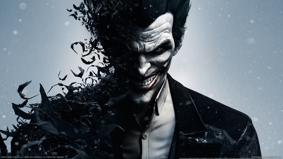 Das neue Wallpaper zu Batman: Arkham Origins zeigt den Joker.