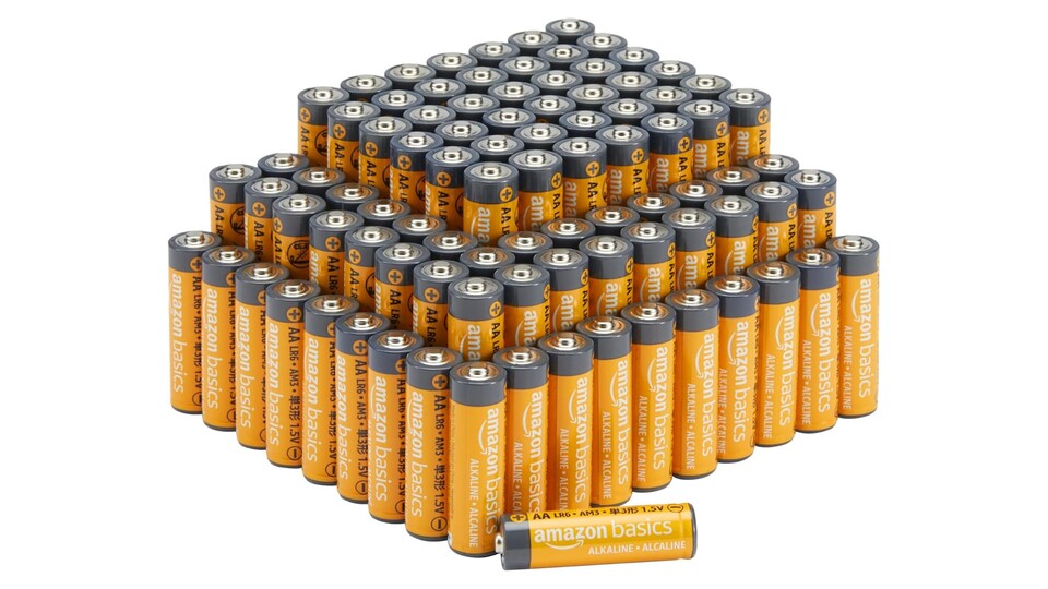100 AA-Batterien sind auf Amazon gerade günstiger als 24 AA-Akkus – und zwar ohne Ladegerät!