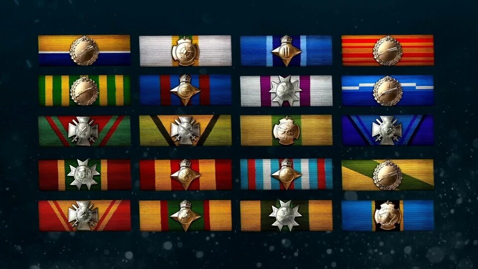 Das sind die 20 Ordensbänder, die es von nun an in Battlefield 1 zu verdienen gibt.