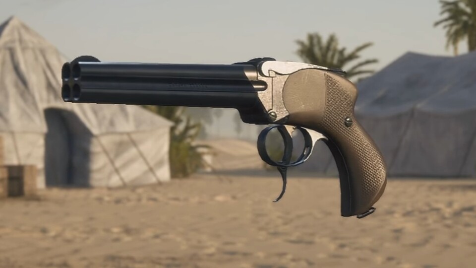 Die Howdah Pistol Sweeper aus Battlefield 1 wird mit Schrotmunition geladen und fungiert so als Mini-Shotgun.
