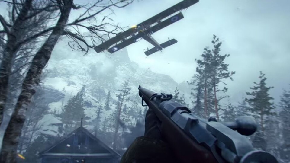 Winterlich geht es auf den Karten des Russland-DLCs von Battlefield 1 zu.
