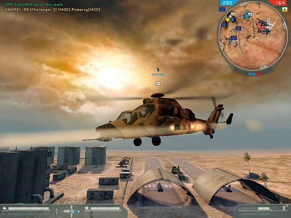 Den Tiger-Hubschrauber der europäischen Armee gibt's nur auf einer der drei Karten.