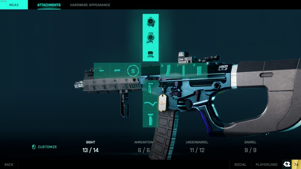 Ich mag ein gewisses Maß an Personalisierung, wenn die Skins den Ton des Spiels treffen.
