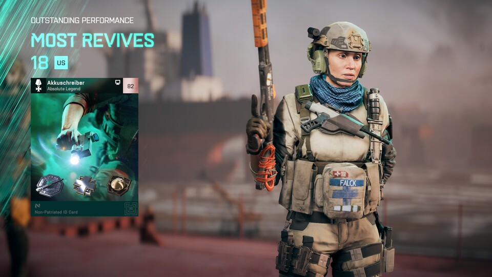 Als Medic heile ich, wo ich kann. Wenn mir das schon nicht in der Community gelingt, dann zumindest im Spiel.