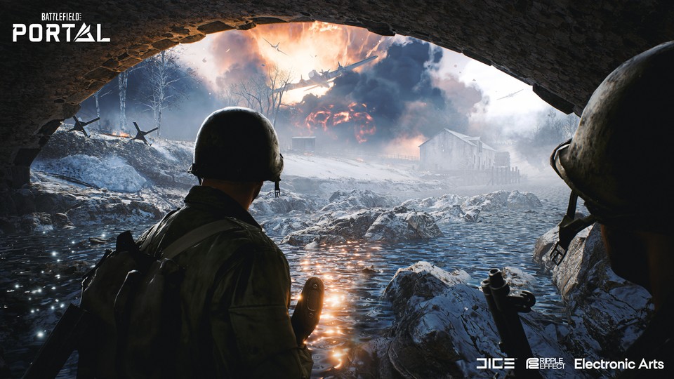 Die Ardennenoffensive aus Battlefield 1942 wird in Battlefield 2042 dank Portal neu aufgelegt.