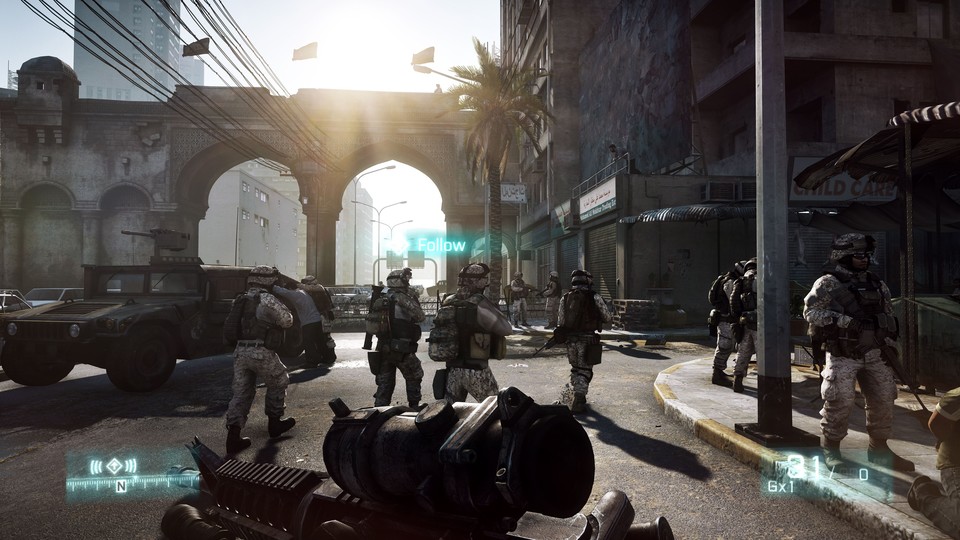 Die Umgebungen in Battlefield 3 sollen möglichst lebensecht wirken, betont Produzent Patrick Back im kommentierten Trailer.