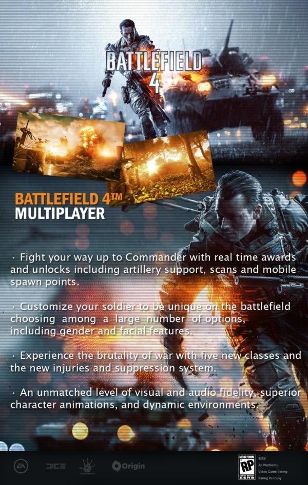Das angebliche Promo-Bild zu Battlefield 4 entpuppte sich als Fälschung.