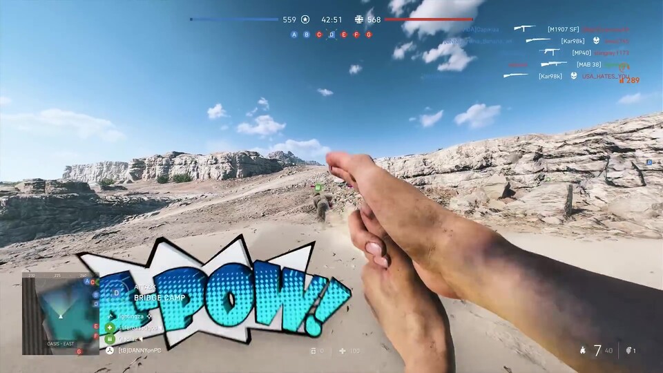 Ka-Pow! Das Fingerpistolen-Easter-Egg in Battlefield 5 (Credit: Youtube | DannyonPC)