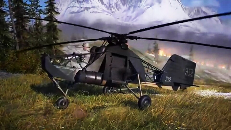 Bis 1944 wurden die Helikopter von Typ Flettner zur Erkundung eingesetzt.