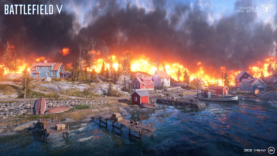 Keine Überraschung: Für den Battle-Royale-Modus Firestorm hat DICE die größte Karte der Battlefield-Historie gebaut.