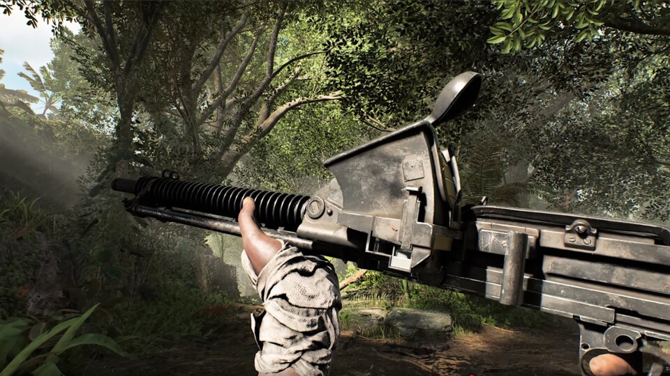 Mit dem Type 11 LMG könnt ihr in Battlefield 5 das Dschungel-Schlachtfeld aufmischen.