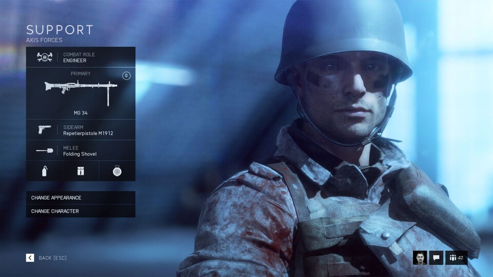 Battlefield 5 Support Loadout