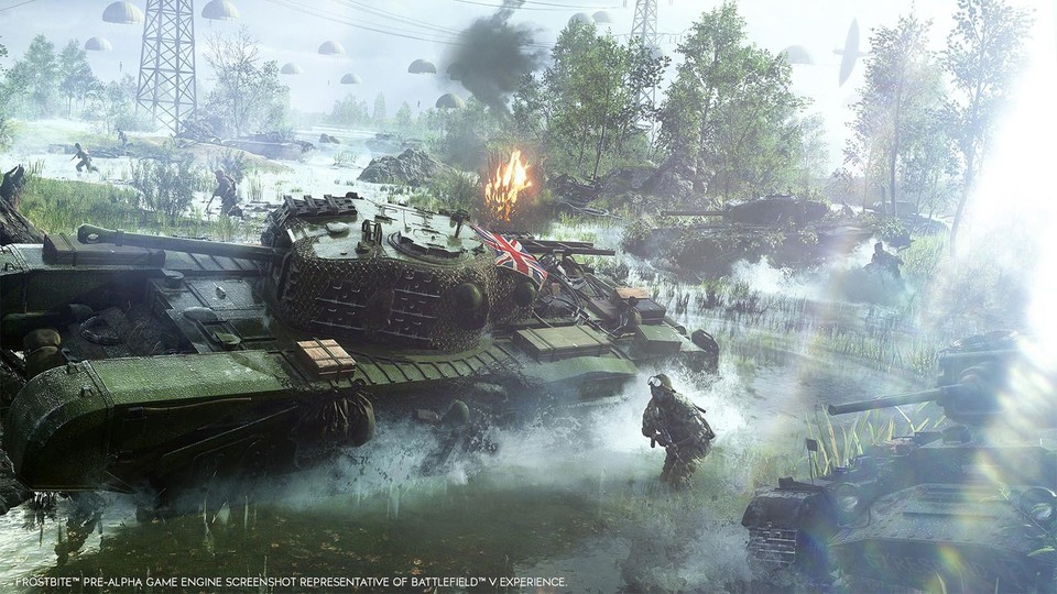 Erlebt die atemberaubende Grafik in Battlefield 5 für 53,99€