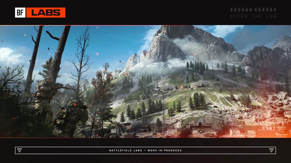 Bisher gibts von offizieller Seite nur dieses Bild von Contaminated, aber es lassen sich bereits gut zentrale Schauplätze der Map erkennen.