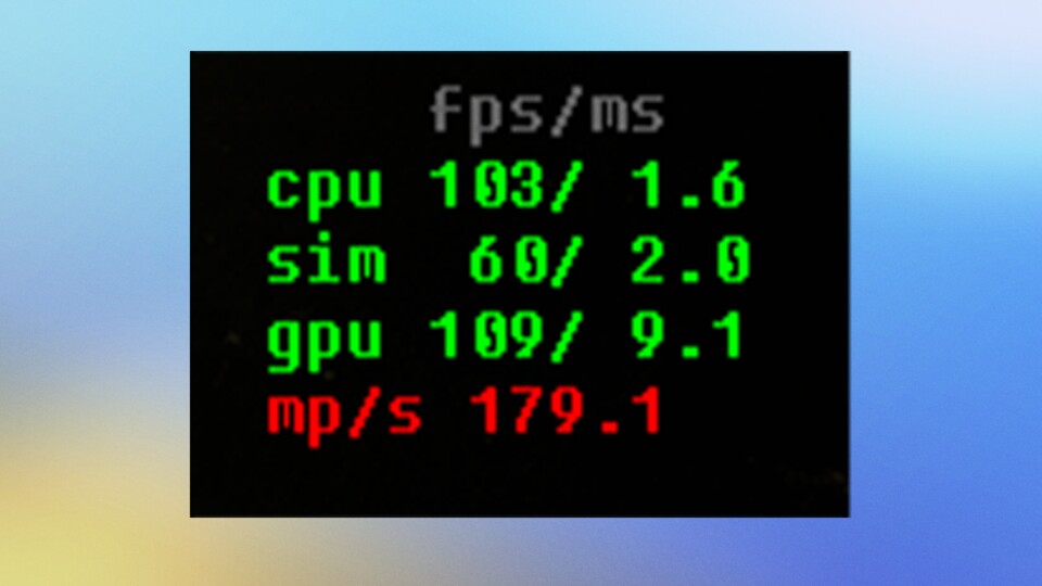So sieht die FPS-Anzeige in Battlefield 6 (Beta) aus.