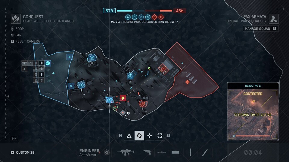 Mit sechs Eroberungspunkten und jeder Art von Fahr- und Flugzeugen dürfte Blackwell Fans großer Schlachten gefallen.